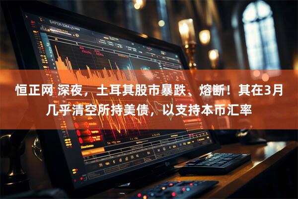 恒正网 深夜，土耳其股市暴跌、熔断！其在3月几乎清空所持美债，以支持本币汇率